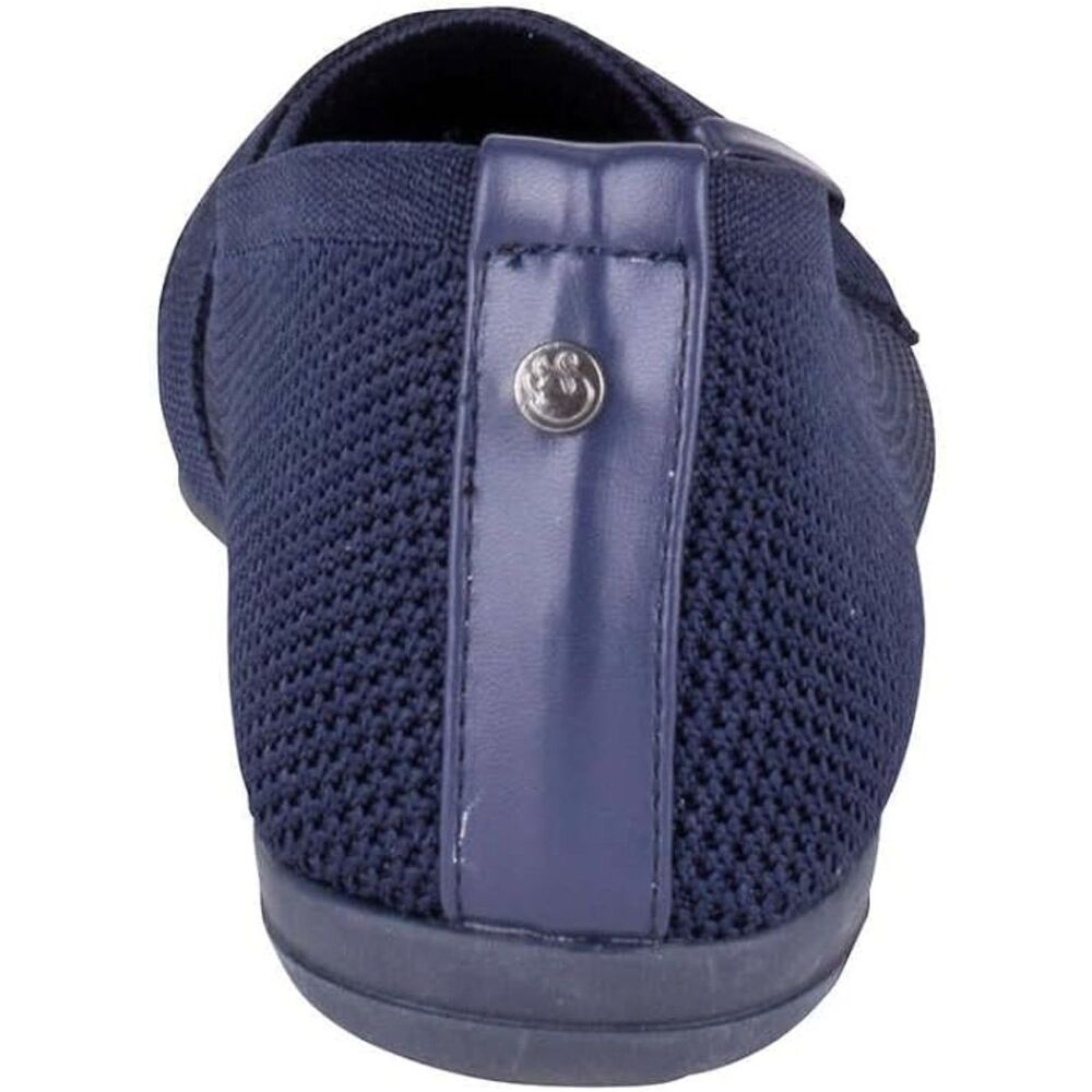 Gloria Vanderbilt Ladies' Round Toe Cross-strap Dressy Flats Navy Size 7.5 - Picture 2 of 6